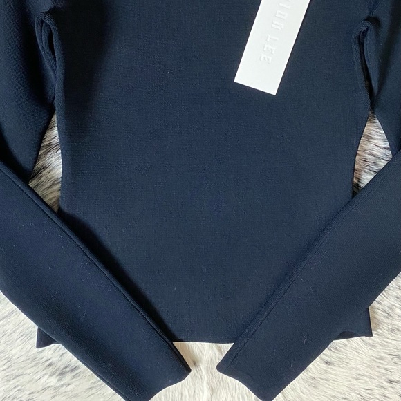 DION LEE “LOOP LOCK” HIGH DENSITY HALTERNECK TOP, SZ US/4 NWT! - Picture 6 of 11